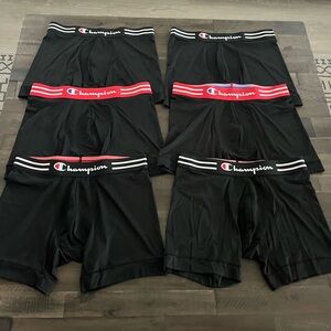 MENS CHAMPION ATHLETIC POLYESTER BOXER BRIEFS